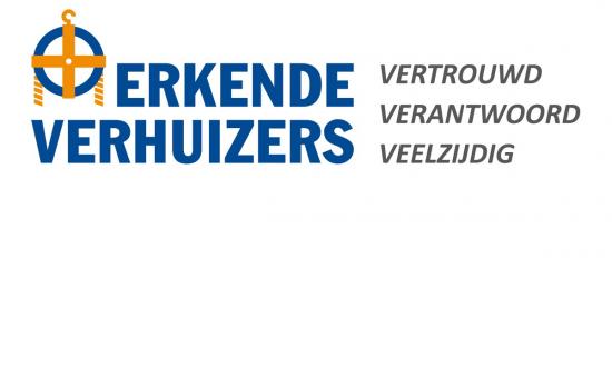Erkende Verhuizers logo met pay off